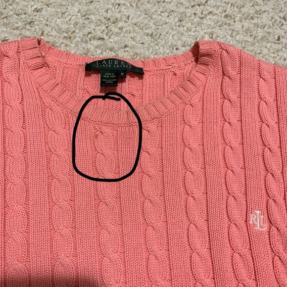 Ralph Lauren cable knit sweater size M - Picture 6 of 7